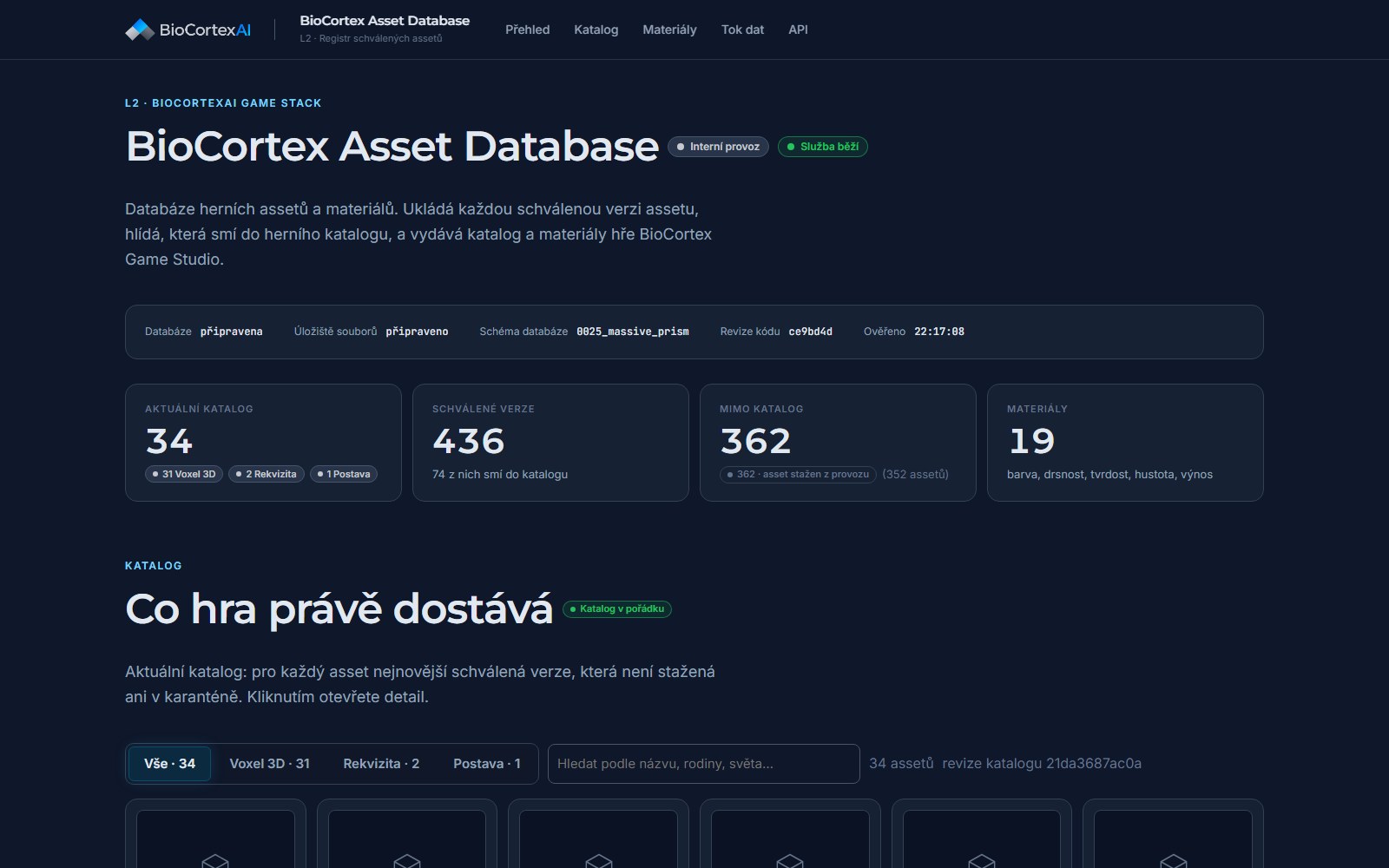 BioCortexAI Asset Database