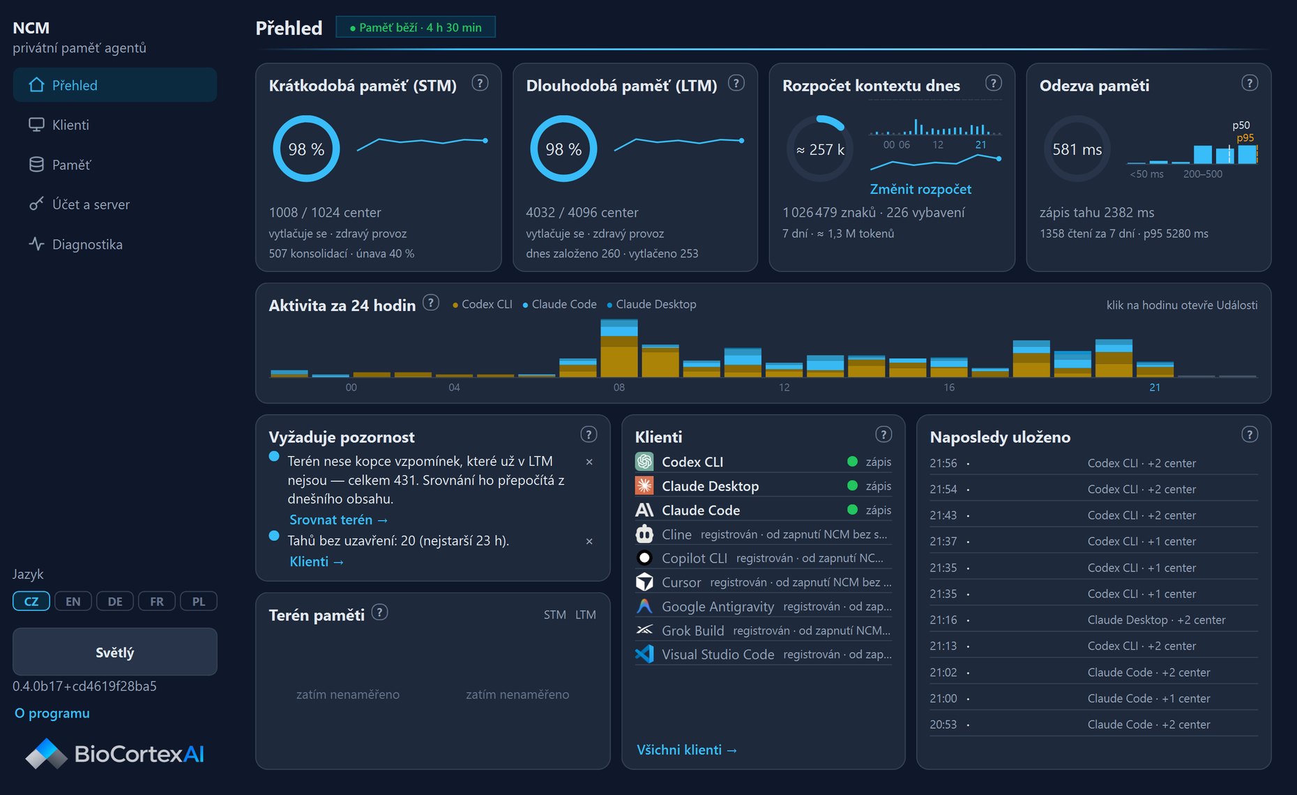 Coding & Agents Dashboard